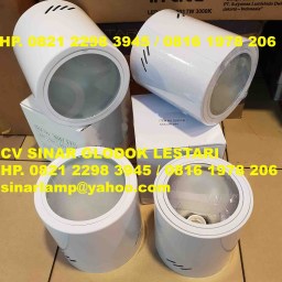 Downlight Outbow Bulat E27 + Tutup Kaca